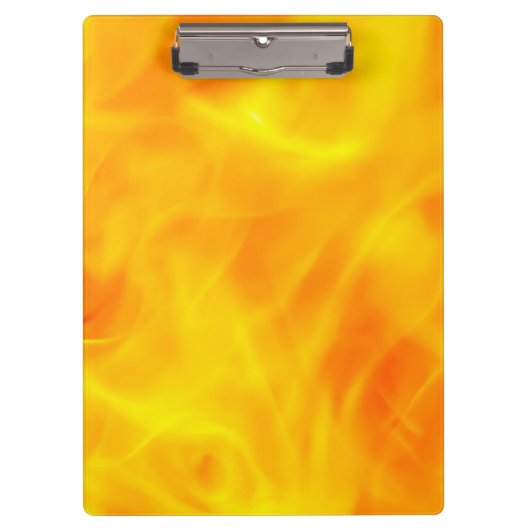 Feuer und Flammen Klemmbrett (Vorderseite)