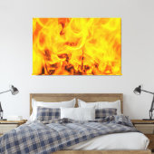 Feuer und Flammen Leinwanddruck (Insitu (Schlafzimmer))