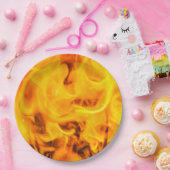 Feuer und Flammen Pappteller (Party)