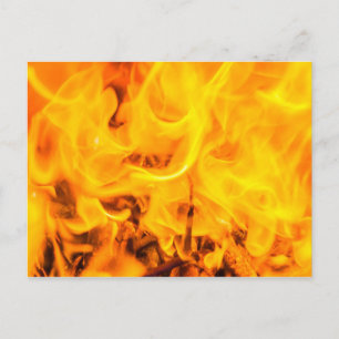 Feuer und Flammen Postkarte