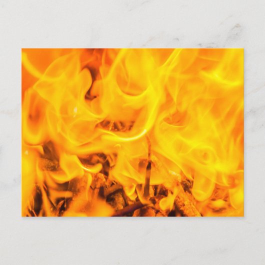 Feuer und Flammen Postkarte (Vorderseite)