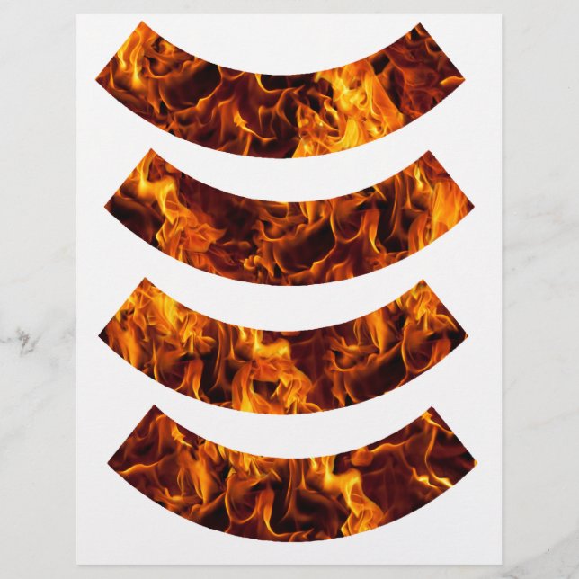 Feuer- und Flammenmuster (Vorderseite)
