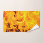 Feuer- und Flammenmuster Badhandtuch Set (Handtuch)