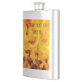 Feuer- und Flammenmuster Flachmann (Links)