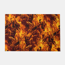 Feuer- und Flammenmuster Fußmatte