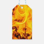 Feuer- und Flammenmuster Geschenkanhänger (Vorderseite)