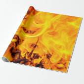 Feuer- und Flammenmuster Geschenkpapier (Ungerollt)