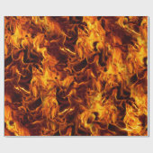 Feuer- und Flammenmuster Geschenkpapier (Flach)