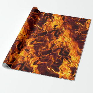Feuer- und Flammenmuster Geschenkpapier