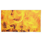 Feuer- und Flammenmuster Kissenbezug (Vorderseite-Links)