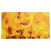 Feuer- und Flammenmuster Kissenbezug (Vorderseite-Rechts)