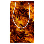 Feuer- und Flammenmuster Kleine Geschenktüte (Vorderseite)