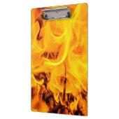 Feuer- und Flammenmuster Klemmbrett (Links)