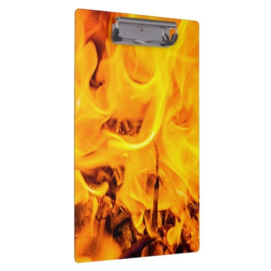 Feuer- und Flammenmuster Klemmbrett (Rechts)