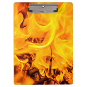 Feuer- und Flammenmuster Klemmbrett