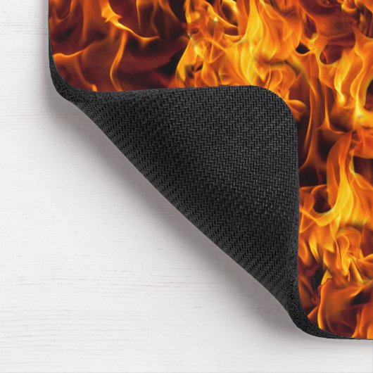 Feuer- und Flammenmuster Mousepad (Ecke)