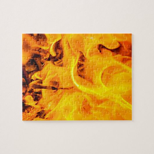 Feuer- und Flammenmuster Puzzle (Horizontal)
