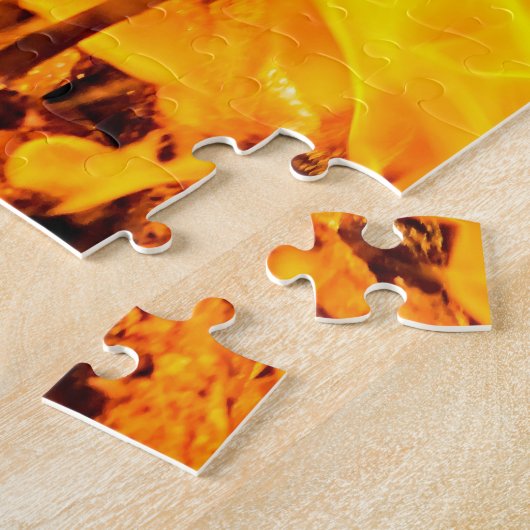 Feuer- und Flammenmuster Puzzle (Seite)