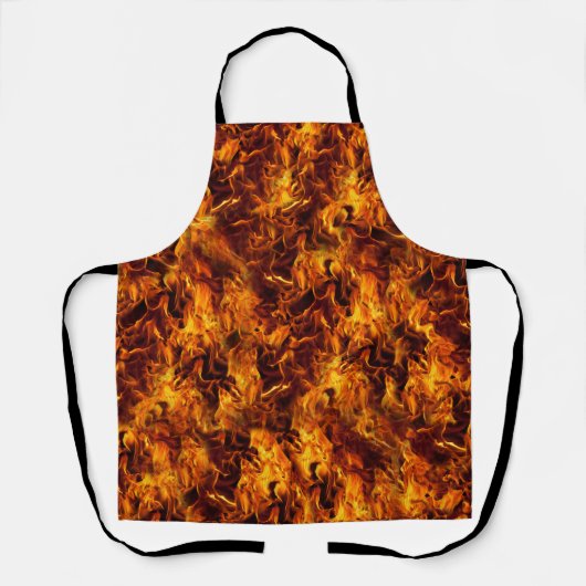 Feuer- und Flammenmuster Schürze (Vorderseite)