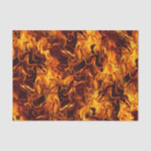 Feuer- und Flammenmuster Seidenpapier (Vorderseite)