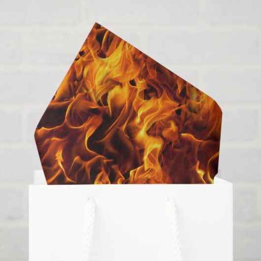 Feuer- und Flammenmuster Seidenpapier (Geschenktüte)