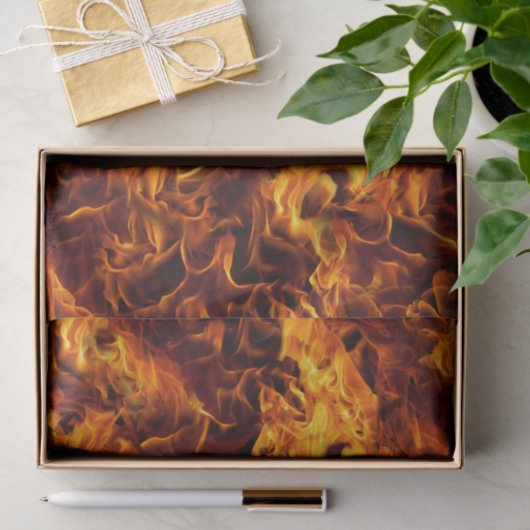 Feuer- und Flammenmuster Seidenpapier (Geschenk)