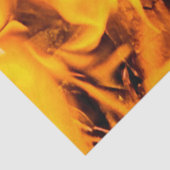 Feuer- und Flammenmuster Seidenpapier (Detail)