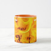 Feuer- und Flammenmuster Tasse (Zentrum)