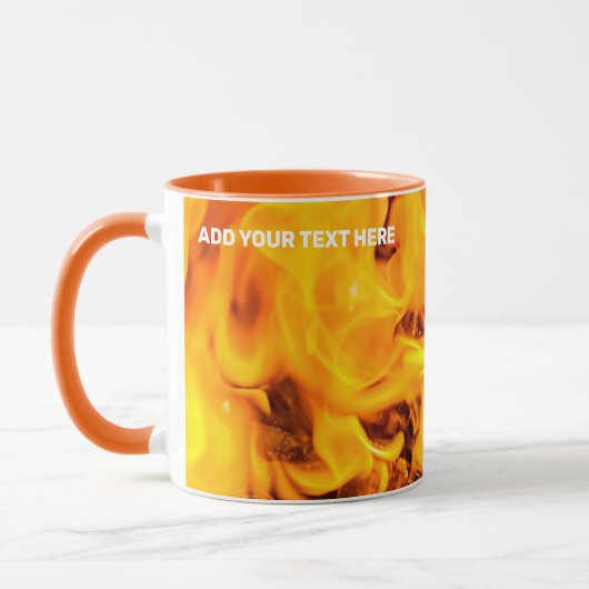 Feuer- und Flammenmuster Tasse (Links)
