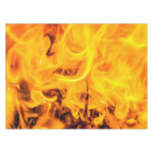 Feuer- und Flammenmuster Tischdecke (Vorderseite (Horizontal))