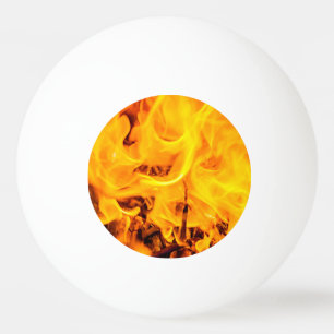 Feuer- und Flammenmuster Tischtennisball