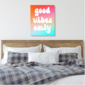Feuer und Himmel Gradient gute Vibes nur Leinwanddruck (Insitu (Schlafzimmer))