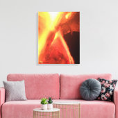 Feuer und Holz Leinwanddruck (Insitu (Wohnzimmer))