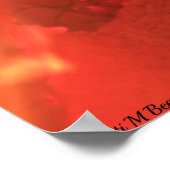 Feuer und Holz Poster (Ecke)