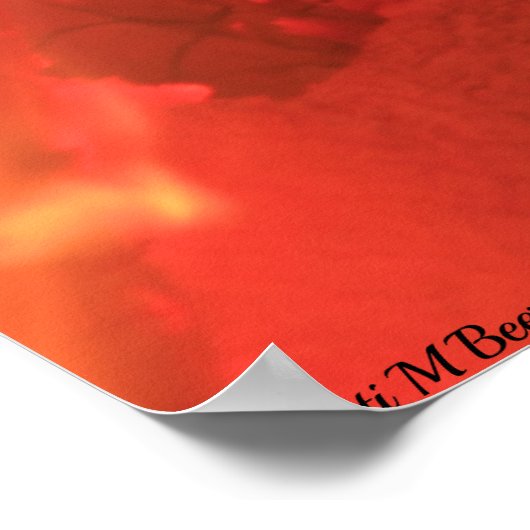 Feuer und Holz Poster (Ecke)