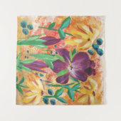 Feuer und Iris Wandteppich (Vorderseite (Horizontal))