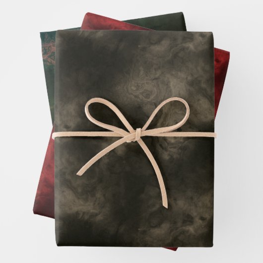 Feuer und Rauch Geschenkpapier Set (Beispiel)