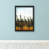 Feuer und Rauch Leinwanddruck (Insitu (Holzboden))