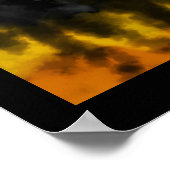 Feuer- und Rauchpflaster Poster (Ecke)