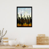 Feuer- und Rauchpflaster Poster (Küche)