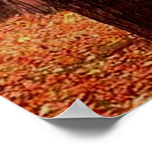 Feuer und Regen Poster (Ecke)