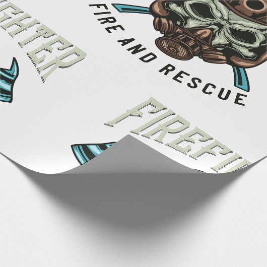 Feuer und Rettung Geschenkpapier