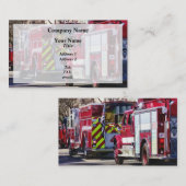 Feuer und Rettung Visitenkarte (Vorne/Hinten)