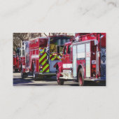 Feuer und Rettung Visitenkarte (Rückseite)