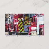 Feuer und Rettung Visitenkarte (Rückseite)