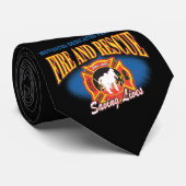 Feuer und Rettung, welche die Leben retten Krawatte (Gerollt)