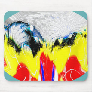 Feuer und Schmelzeis Mousepad