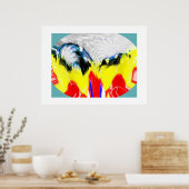 Feuer und Schmelzeis Poster (Küche)