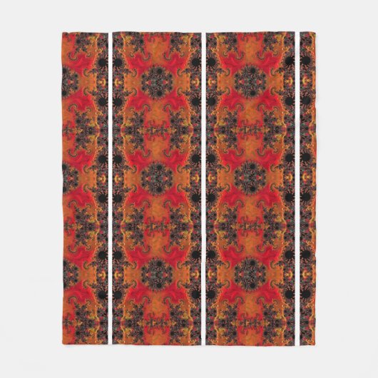 Feuer und Schönheit Fleece Blanket (Vorderseite)