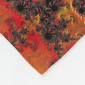 Feuer und Schönheit Fleece Blanket (Ecke)